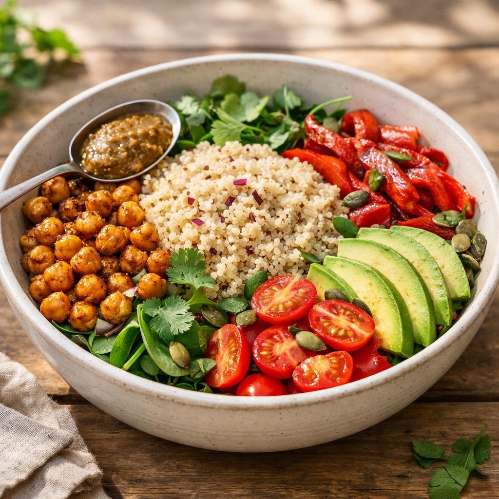 Buddha bowl pois chiches