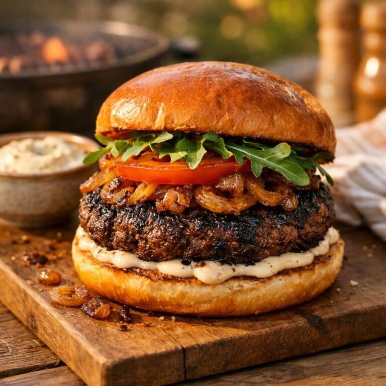 Burger d'été au bœuf