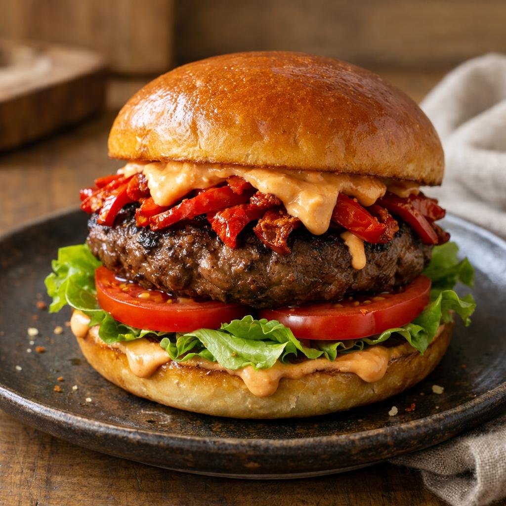 Burger harissa