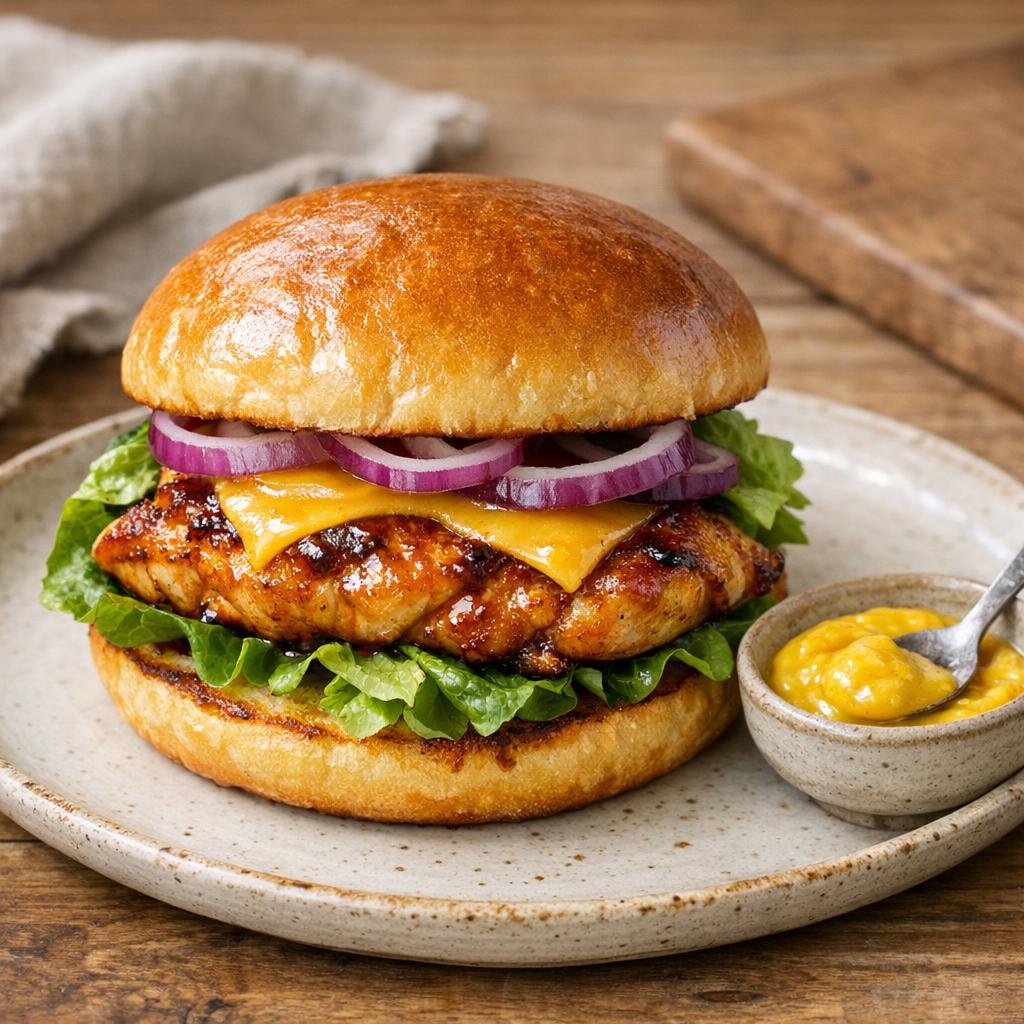 Burger poulet à la Waipu