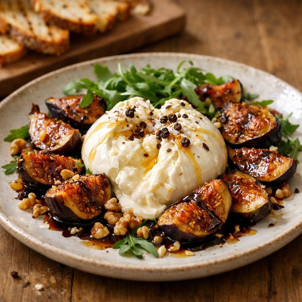 Burrata figues Voatsiperifery