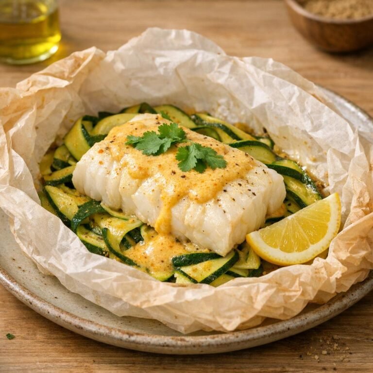 cabillaud en papillote