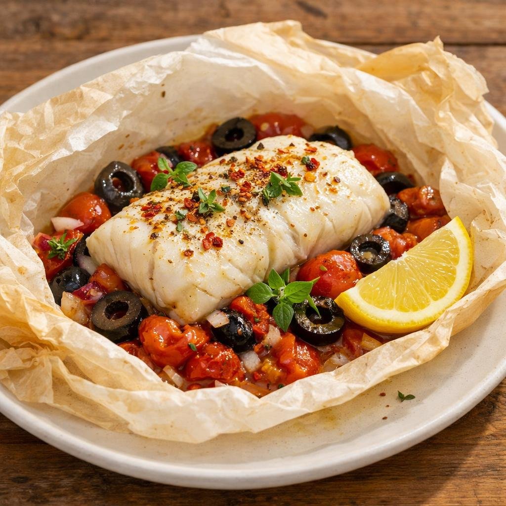 cabillaud en papillote
