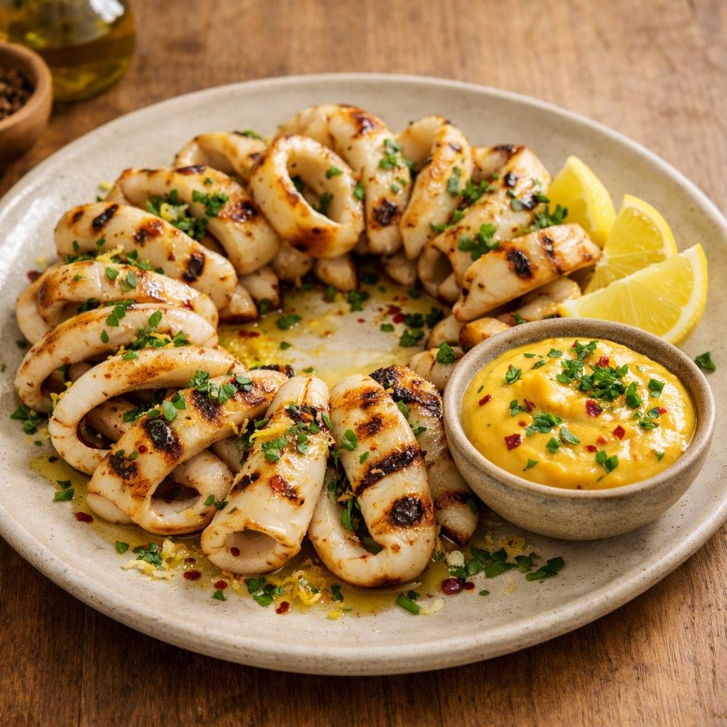 Calamars grillés Thaï Bird