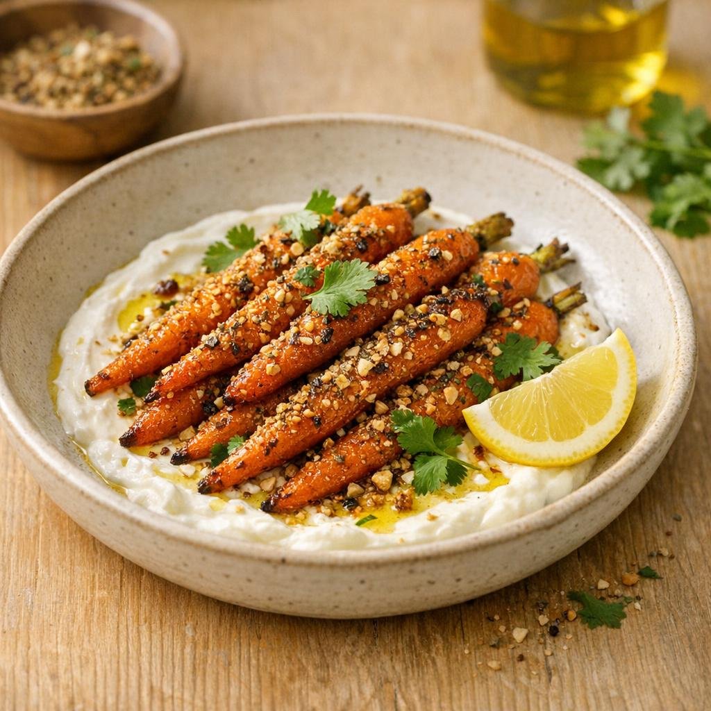 carottes rôties dukkah