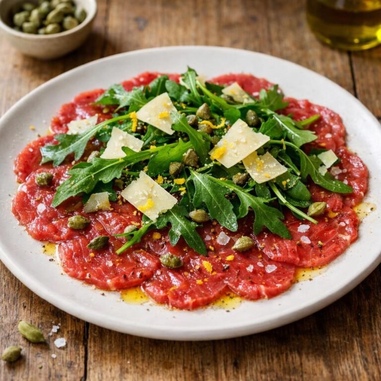 Carpaccio cardamome