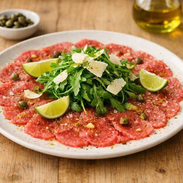 carpaccio de bœuf