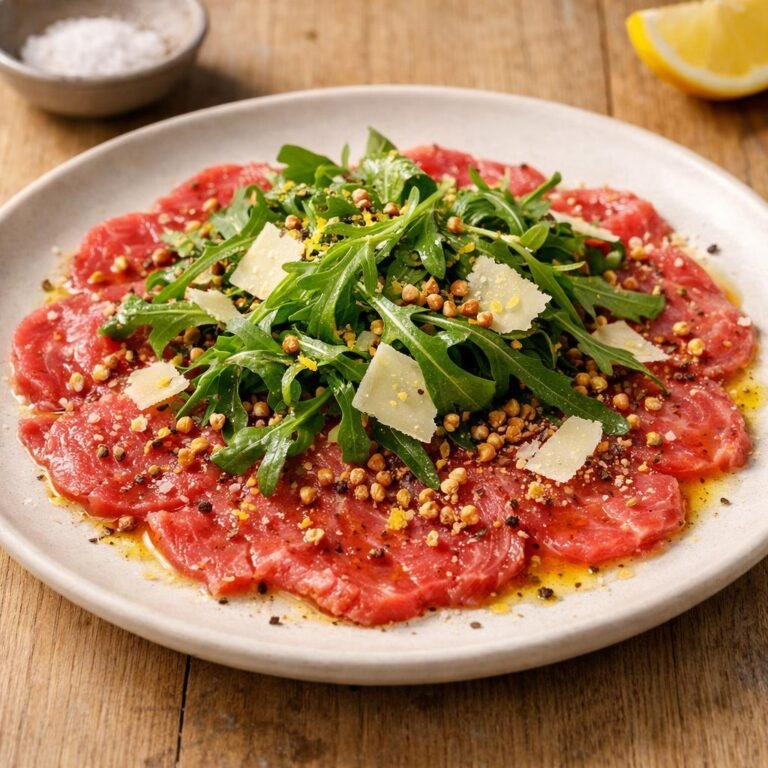 Carpaccio de bœuf rooibos