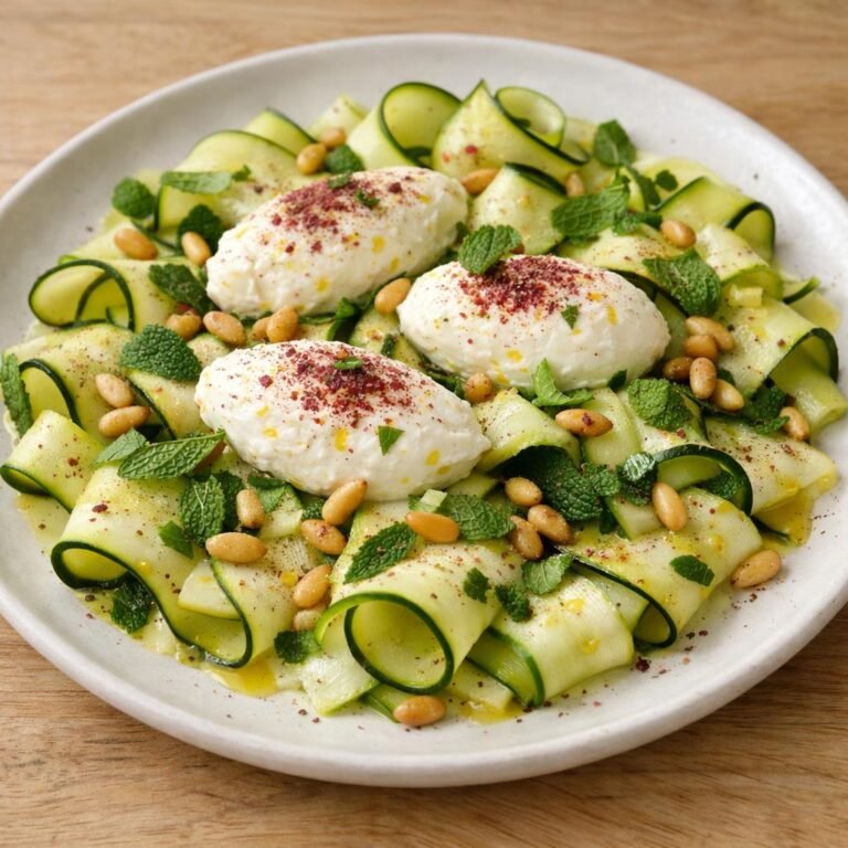 Carpaccio de courgettes