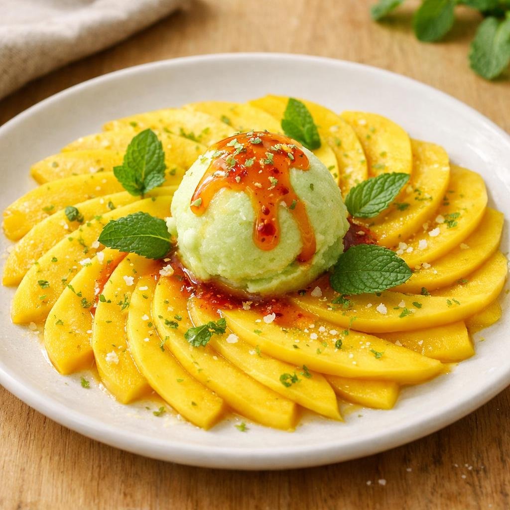 carpaccio de mangue