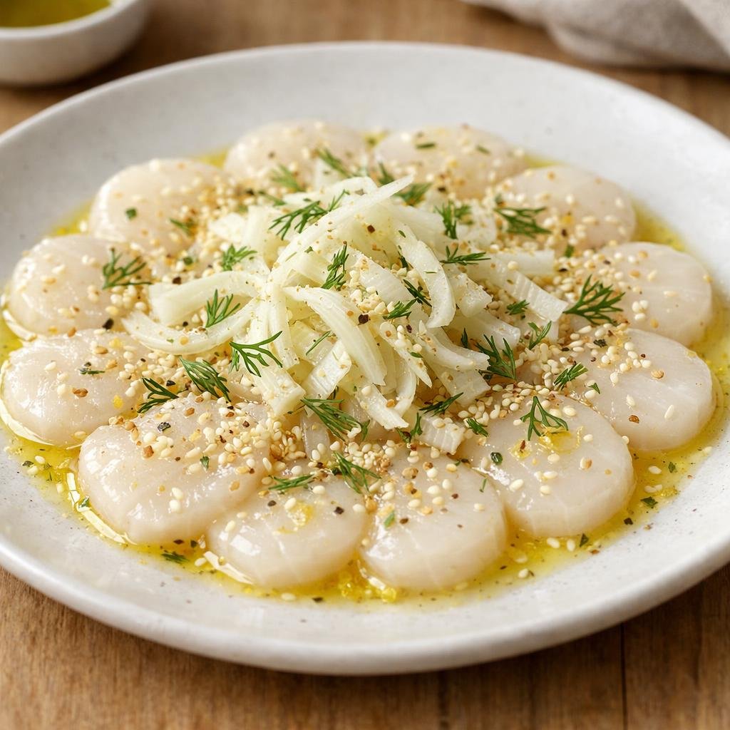 carpaccio de Saint-Jacques