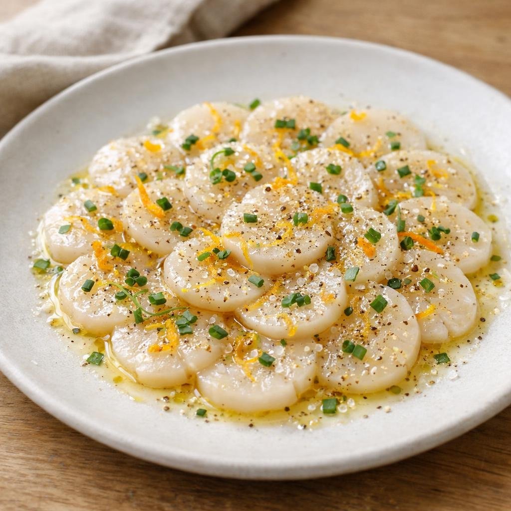 carpaccio de Saint-Jacques