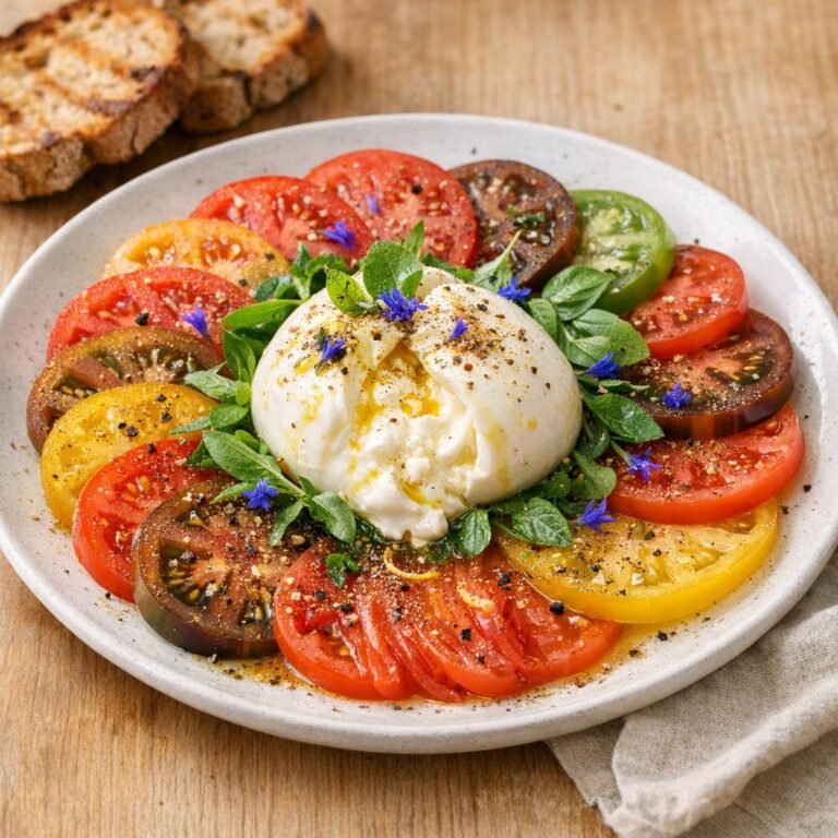 Carpaccio de tomates anciennes