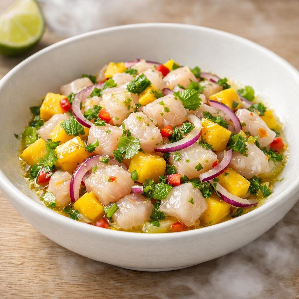 Ceviche daurade mangue Reaper