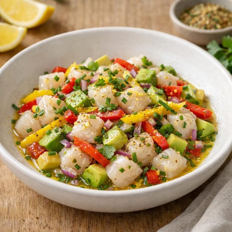 Ceviche de bar aux agrumes