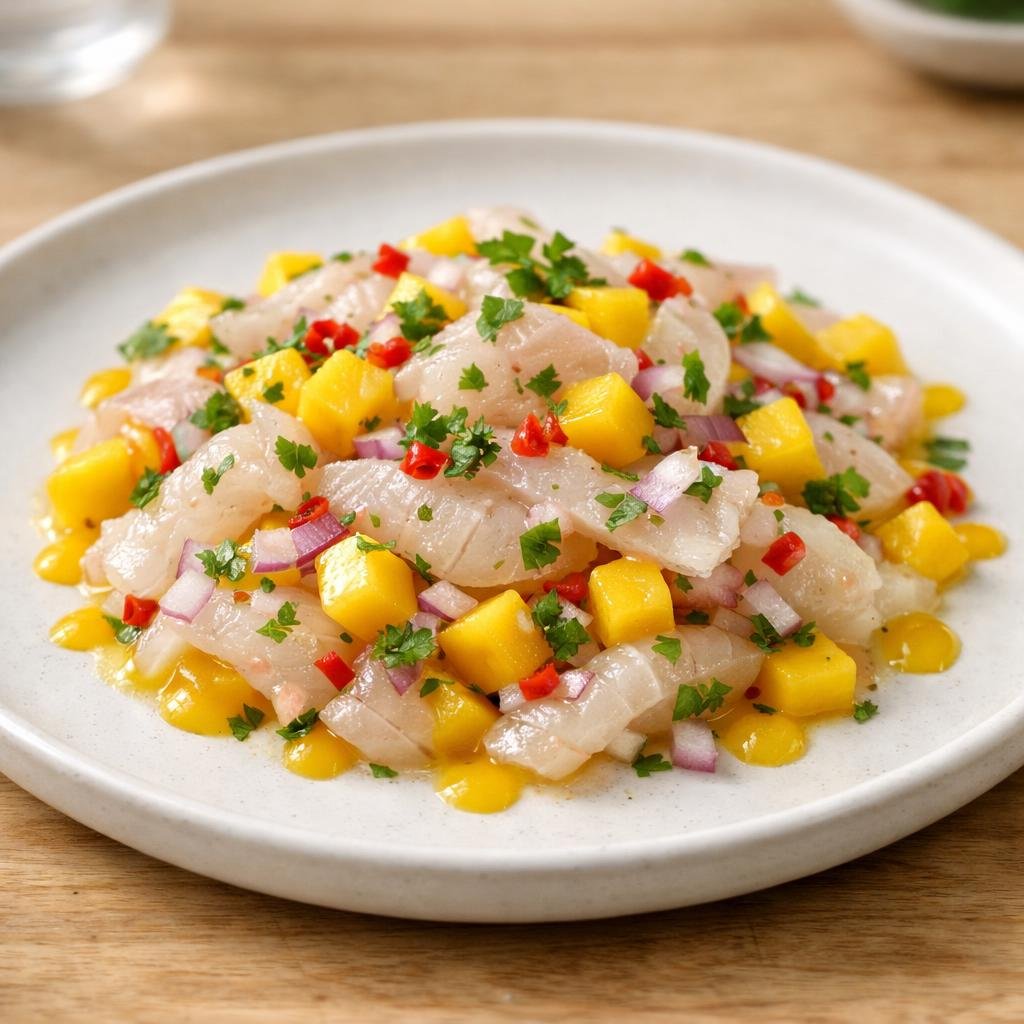 ceviche daurade mangue