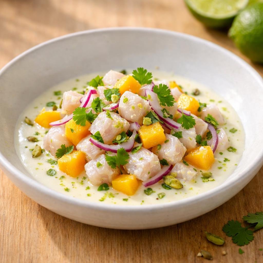 Ceviche de daurade cardamome
