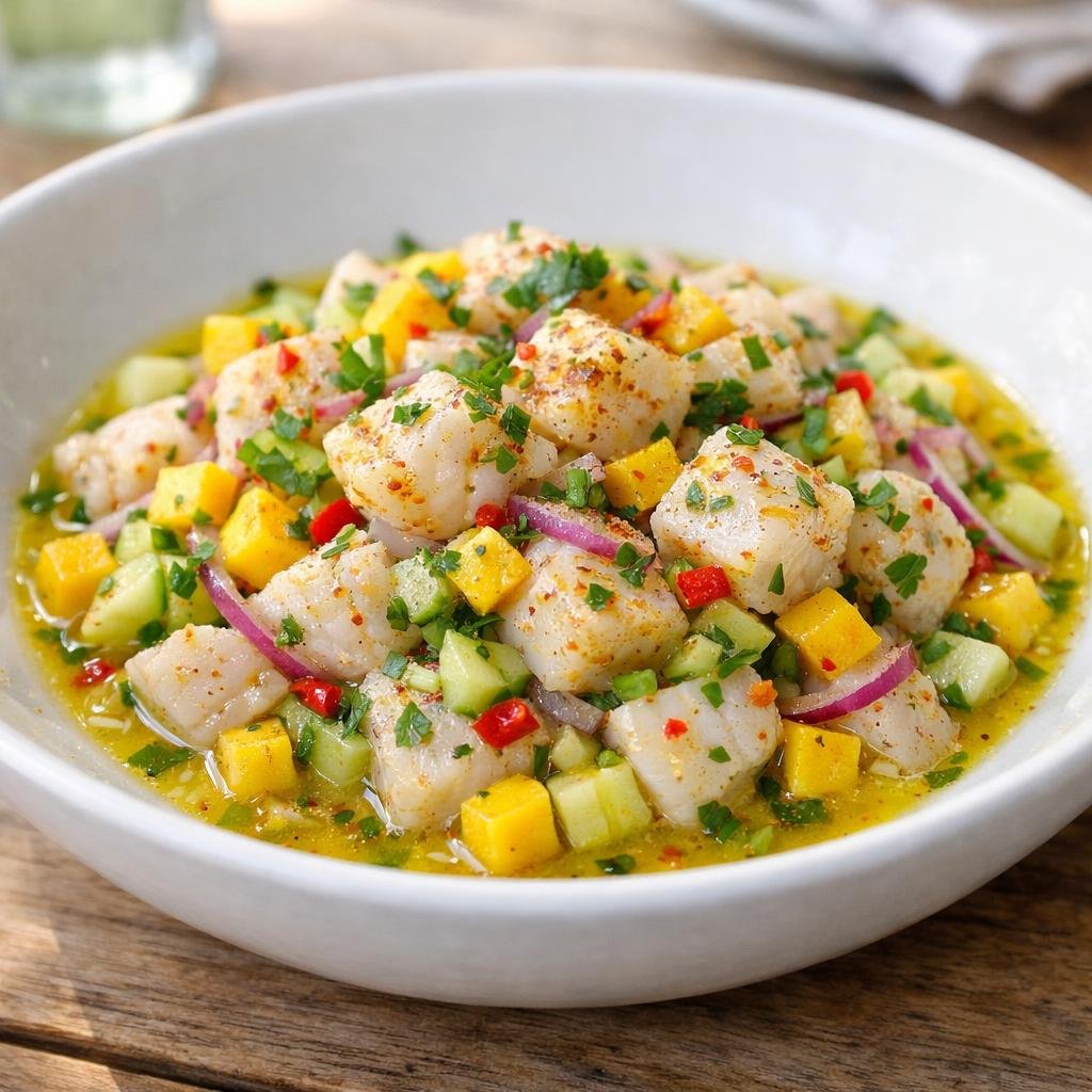 Ceviche dorade mangue