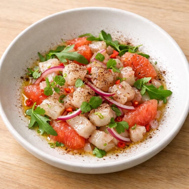 Ceviche dorade cacao