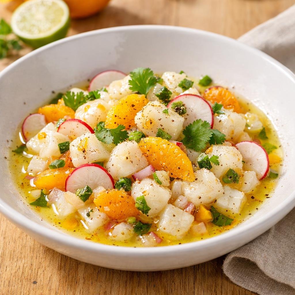 Ceviche vanille agrumes