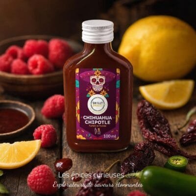 Chihuahua Chipotle - Force 5/12 - 100ml - Fruitée et fumée - Les Épices Curieuses