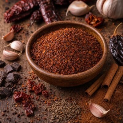 Chili cacao fumé - Les Épices Curieuses