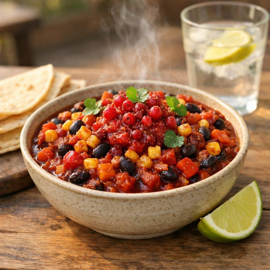 Chili sin carne groseilles