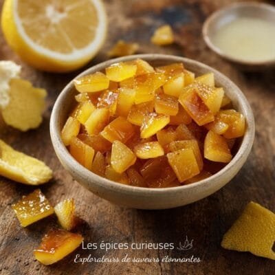 Citron confit en cubes - Les Épices Curieuses