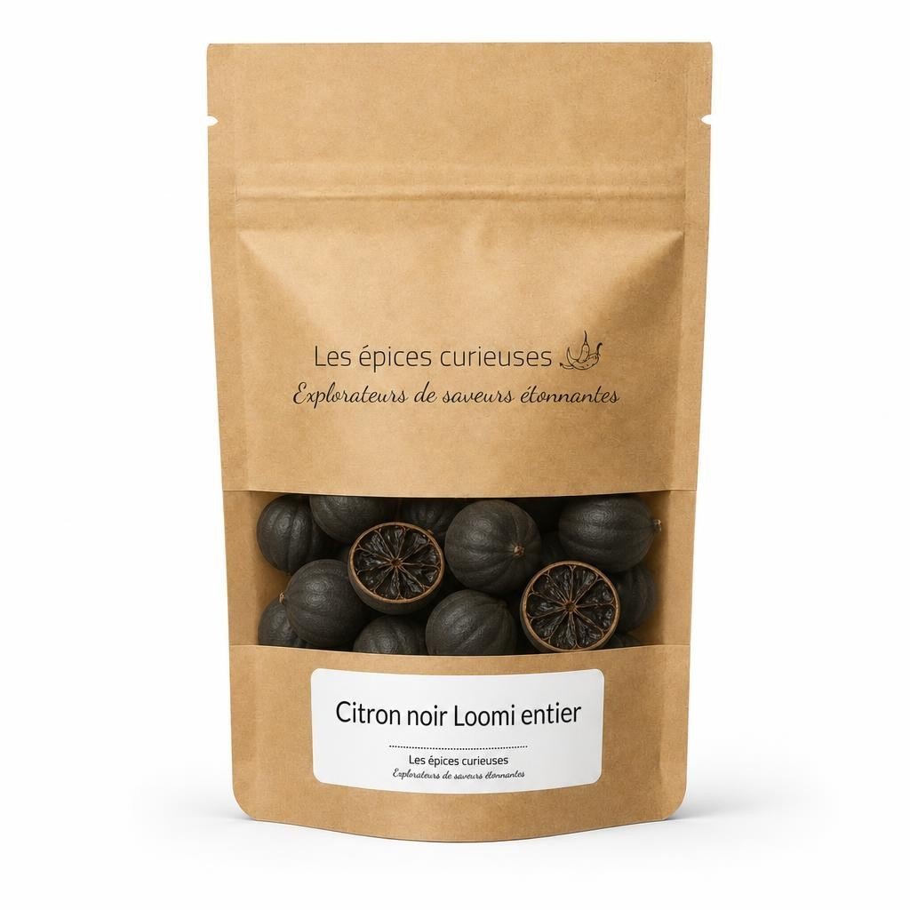 Citron noir Loomi entier - Packaging - Les Épices Curieuses