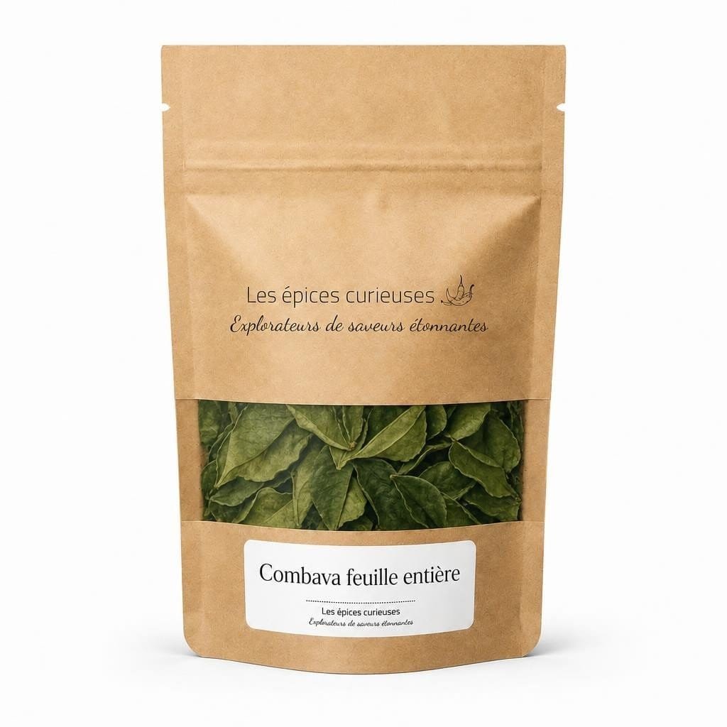 Combava feuille entière - Packaging - Les Épices Curieuses