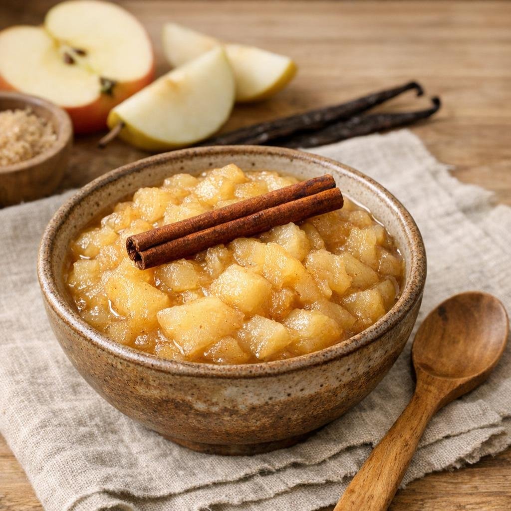 compote pomme poire cannelle
