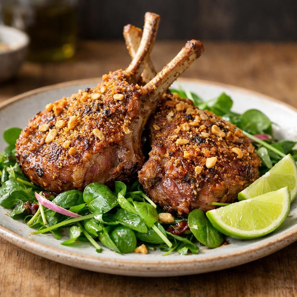 Côte d'agneau satay