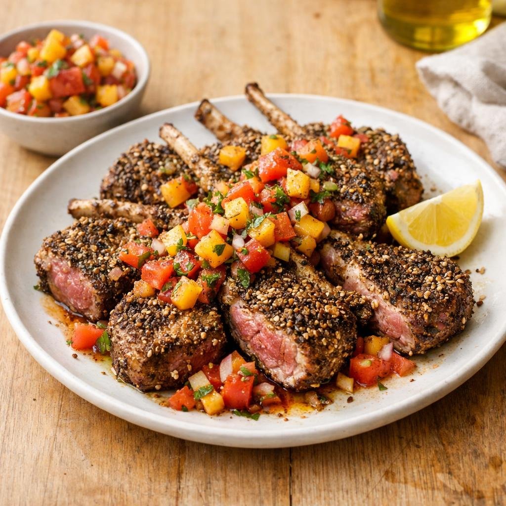 côtelettes agneau zaatar