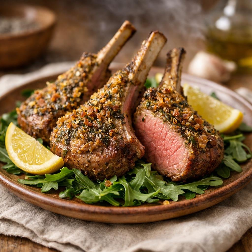 Côtelettes d'agneau au romarin