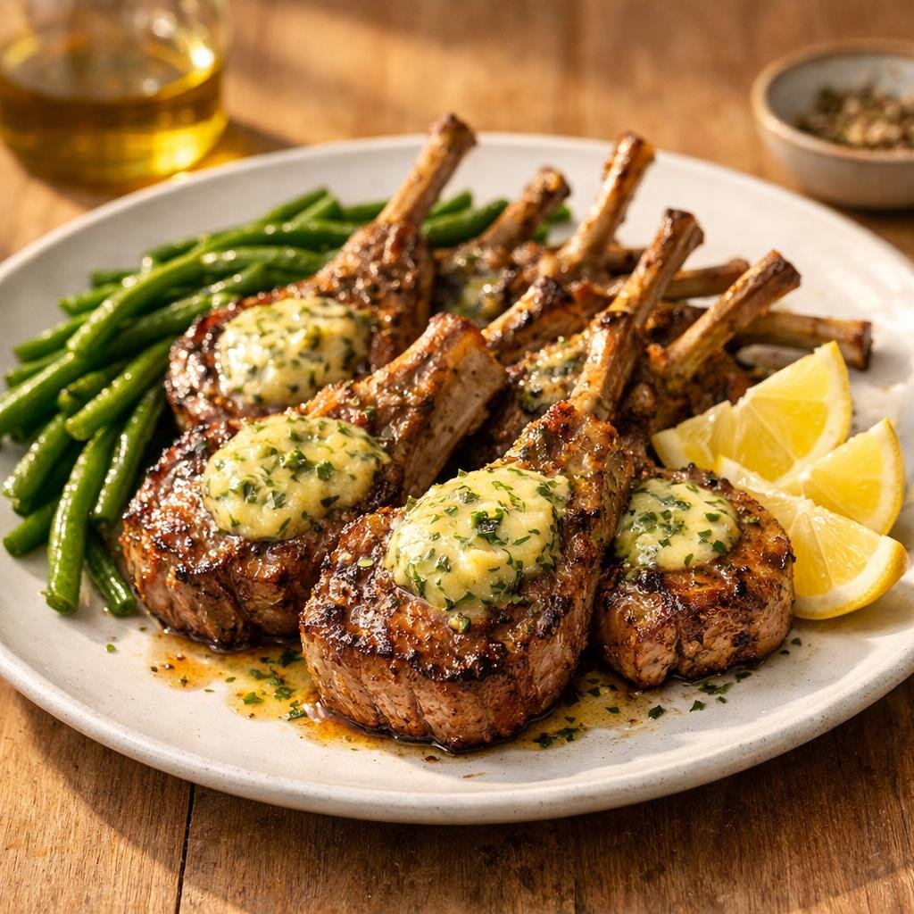 Côtelettes d'agneau béarnaise