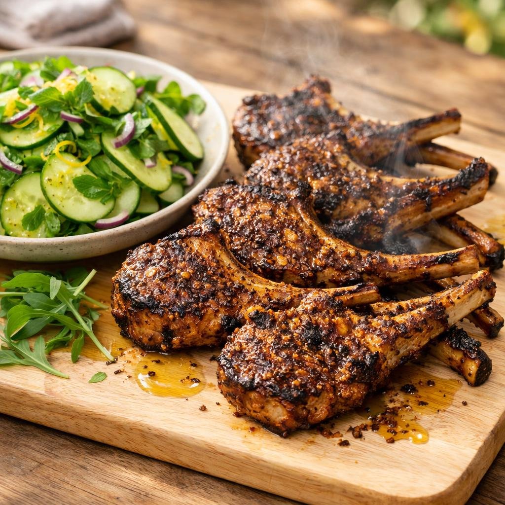 Côtelettes d'agneau croquantes