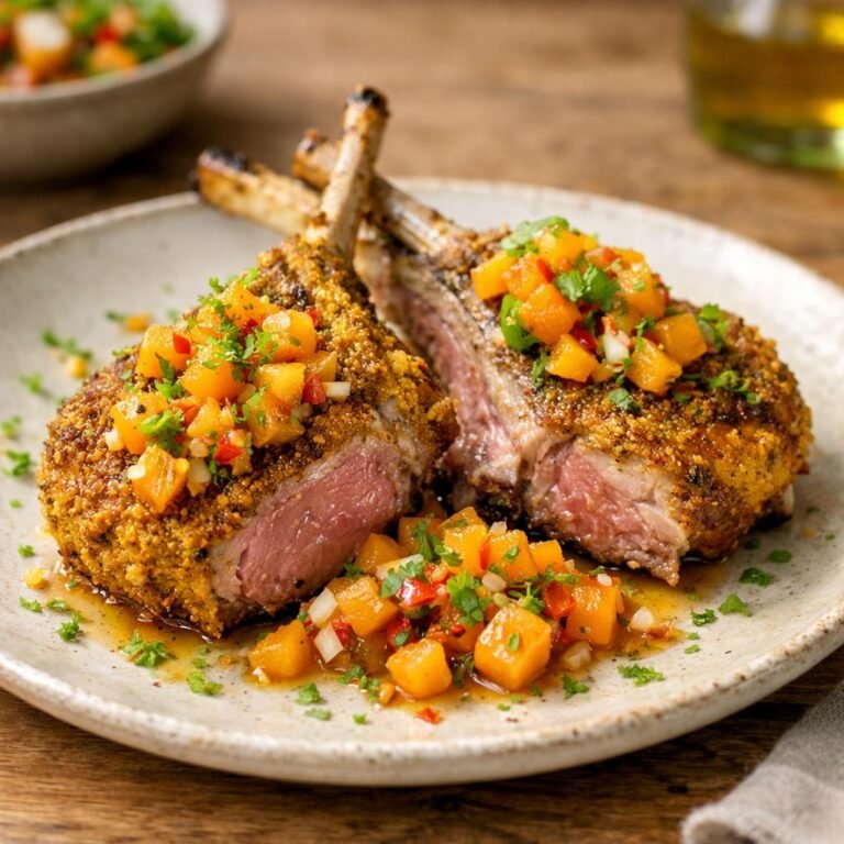 Côtelettes d'agneau curry