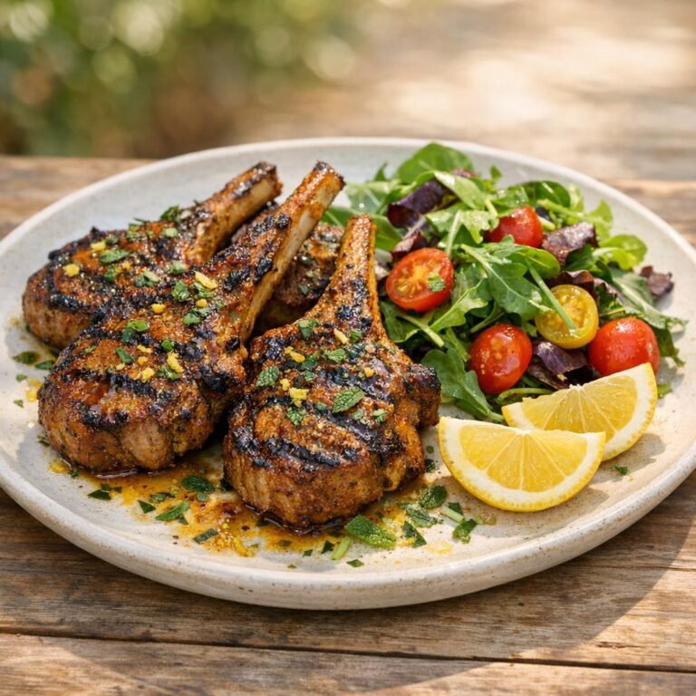 côtelettes d'agneau curry