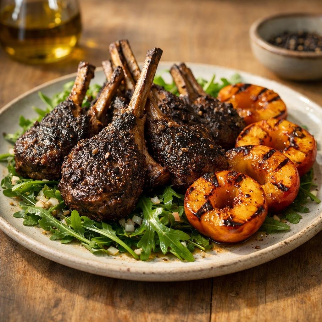 Côtelettes d'agneau Braise Noire