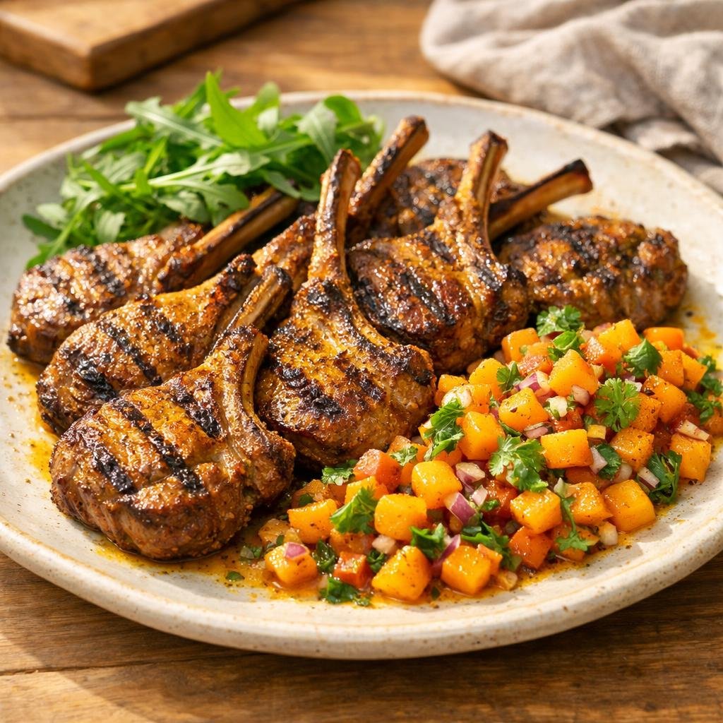 Côtelettes d'agneau Golden Latte
