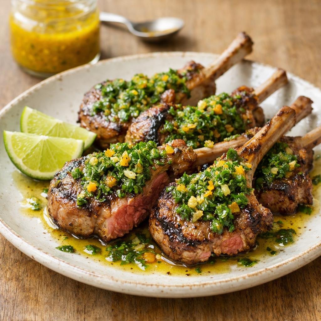 Côtelettes d'agneau gremolata