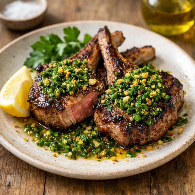 Côtelettes d'agneau grillées