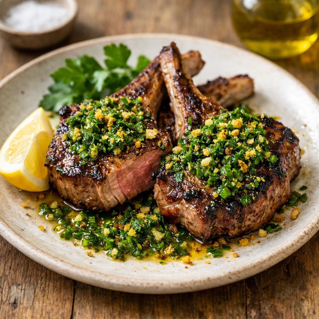 Côtelettes d'agneau grillées