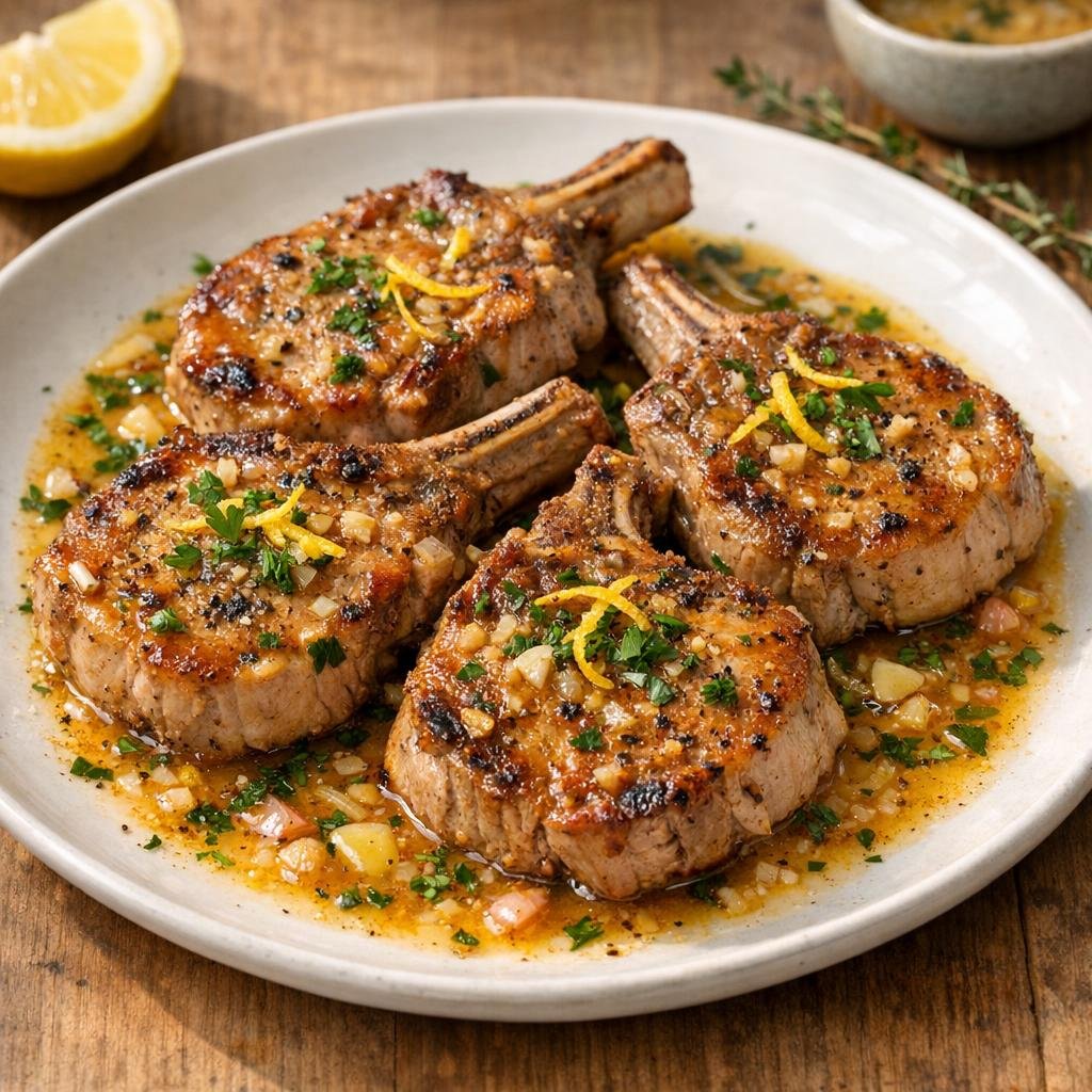 Côtelettes de veau sautées