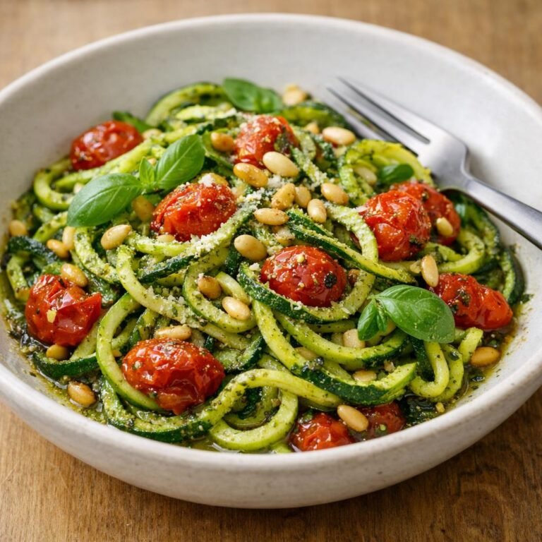 Courgettes en spirales