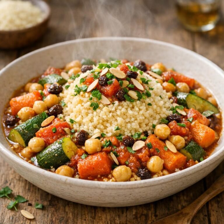 couscous végétarien aux légumes