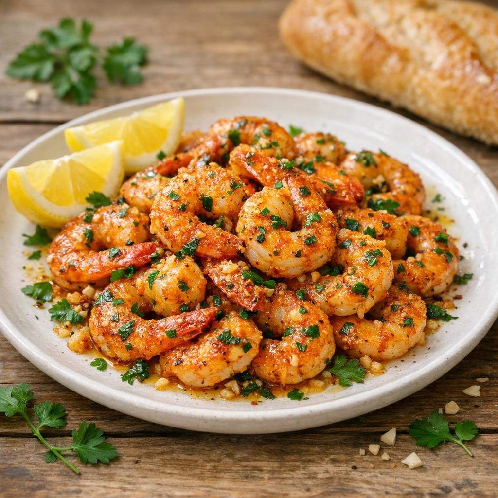Crevettes provençales crousti