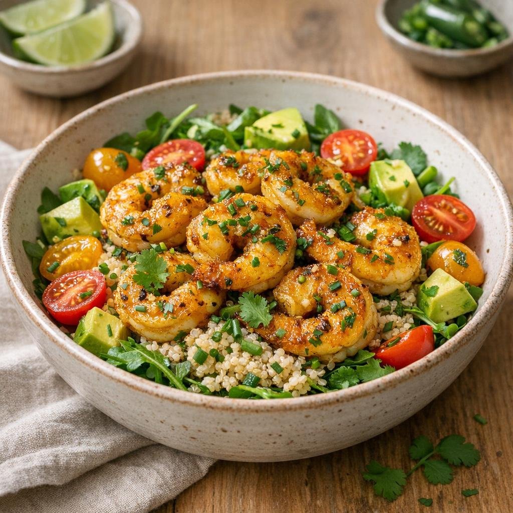 Crevettes au curry