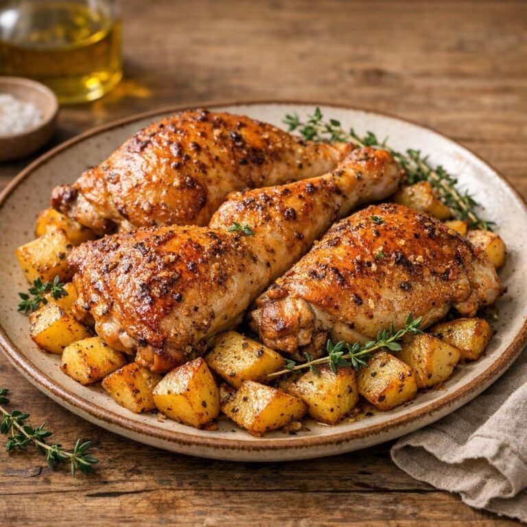 cuisses de poulet au four