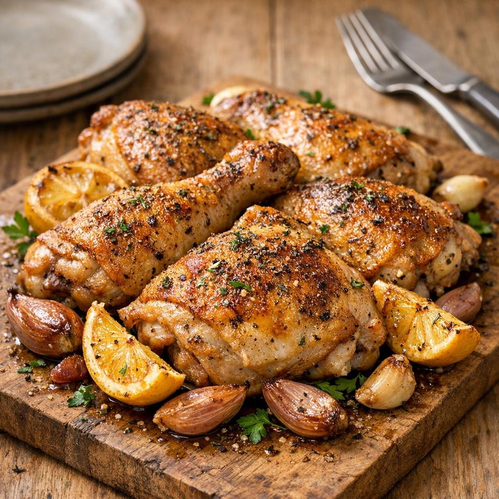 cuisses de poulet au serpolet